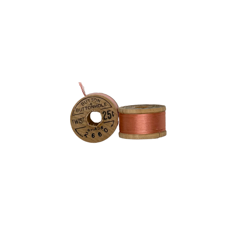 Vintage Belding Corticelli Silk Twist Thread – Deadstock Size D (10-yard Wooden Spool)