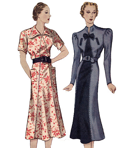 Simplicity 2349. 1930s Sewing Pattern. 1930s Dress Vintage Pattern.