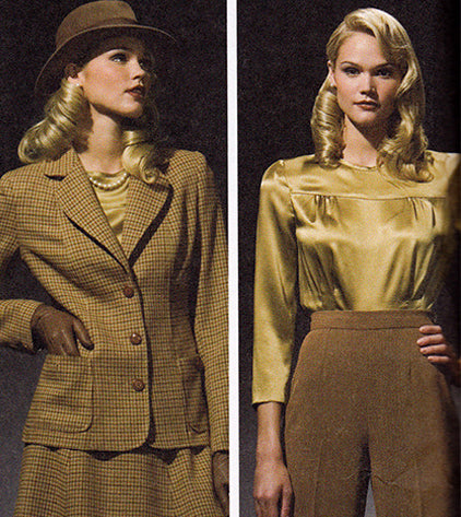 Simplicity 3688: 1940s Repro Vintage Sewing Pattern: Sportswear Separates.