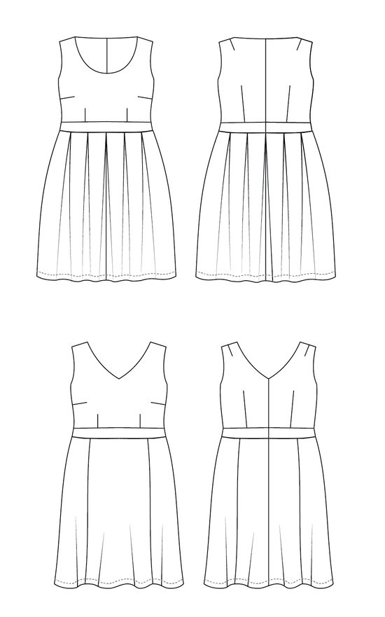 Cashmerette Upton Dress Paper Sewing Pattern