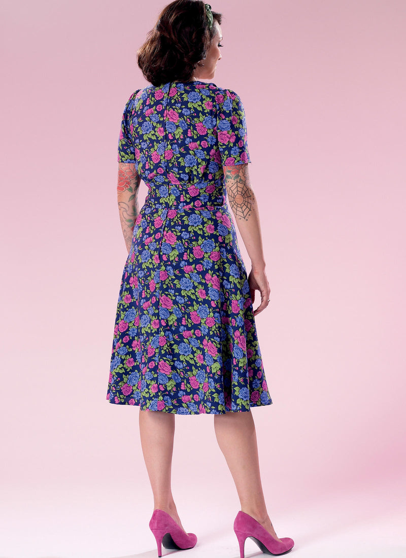 B6380 Patterns by Gertie Dress Sewing Pattern - Butterick 6380 Vintage Inspired Dress Pattern