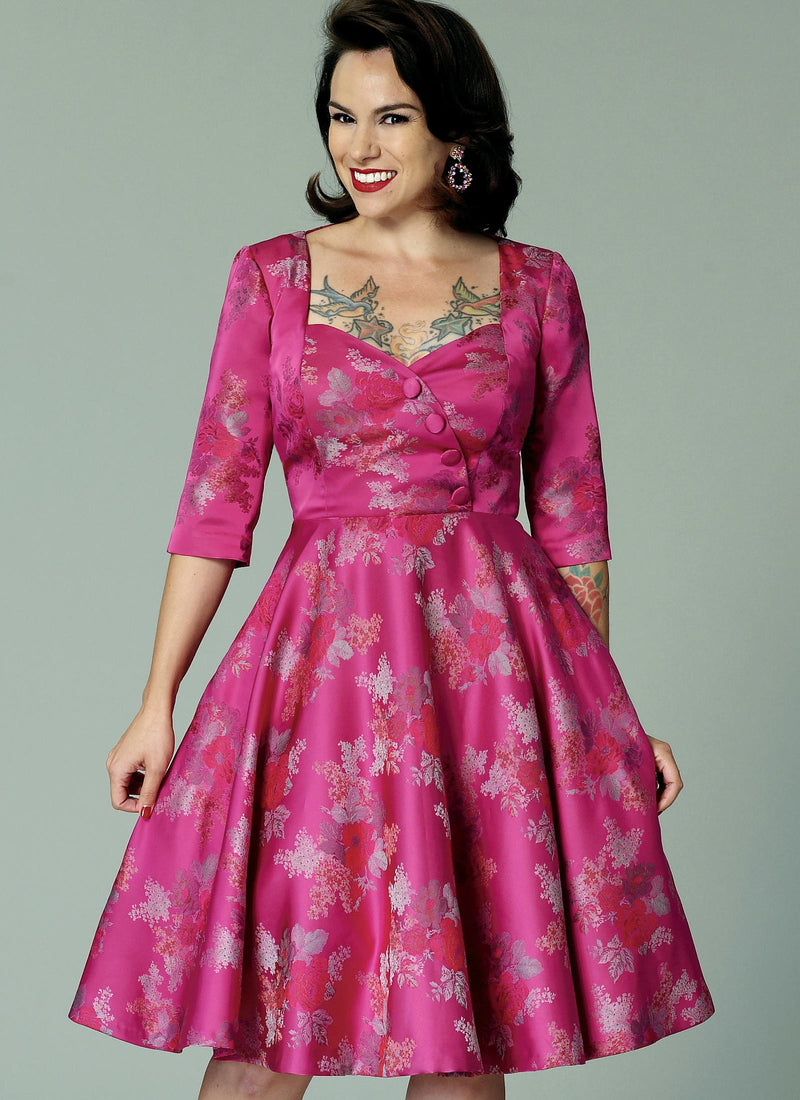 B6412 Butterick 6412 Sewing Pattern Gertie Vintage Dress Pattern