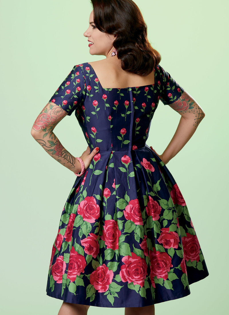 B6556 Patterns by Gertie Dress Sewing Pattern - Butterick 6556 Vintage Inspired Dress Pattern