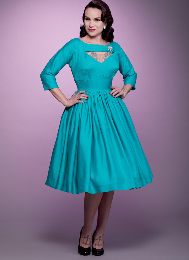 B6590 Patterns by Gertie Dress Sewing Pattern - Butterick 6590 Vintage Inspired Dress Pattern