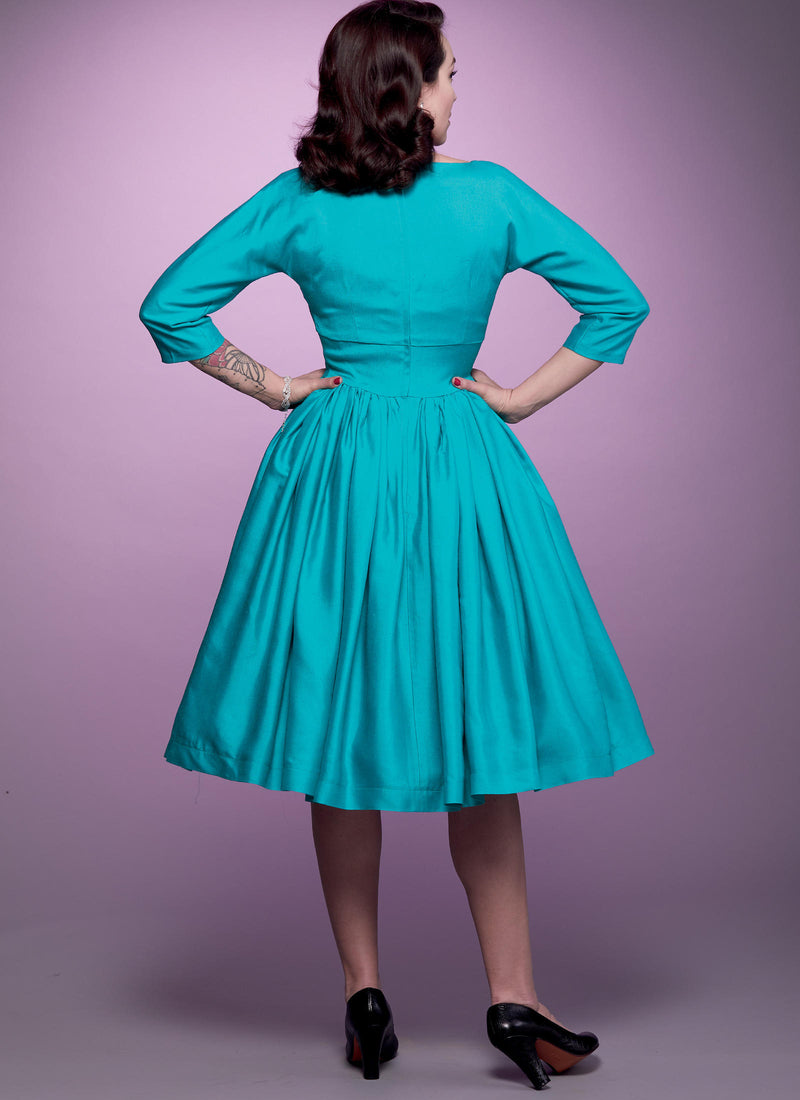 B6590 Patterns by Gertie Dress Sewing Pattern - Butterick 6590 Vintage Inspired Dress Pattern