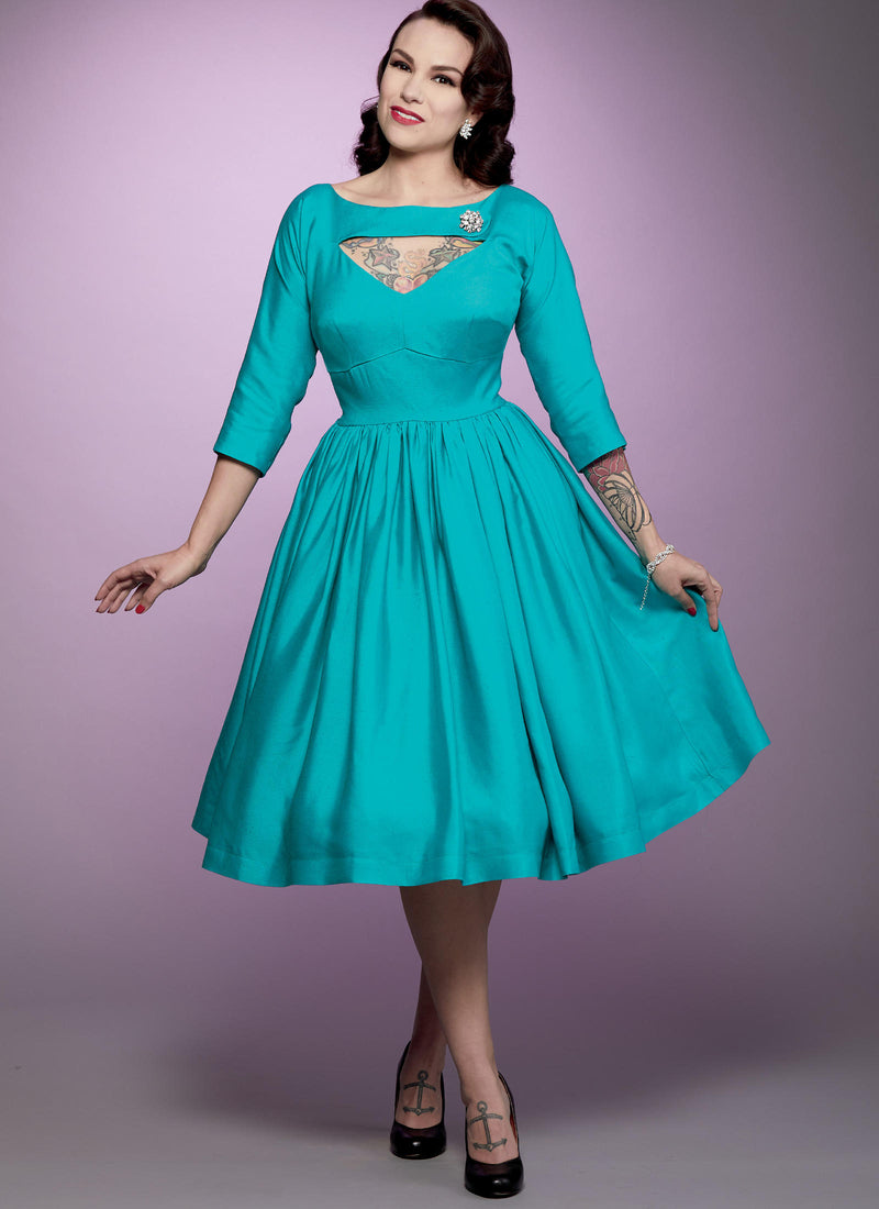 B6590 Patterns by Gertie Dress Sewing Pattern - Butterick 6590 Vintage Inspired Dress Pattern