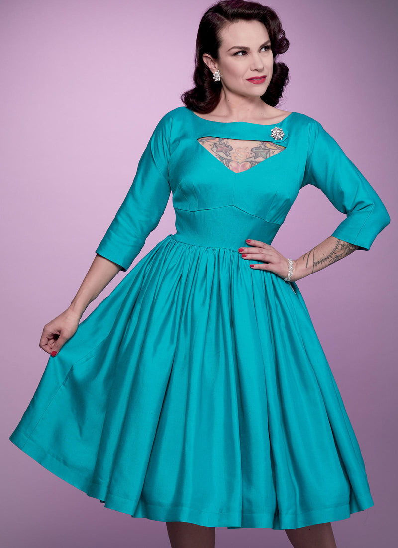 B6590 Patterns by Gertie Dress Sewing Pattern - Butterick 6590 Vintage Inspired Dress Pattern