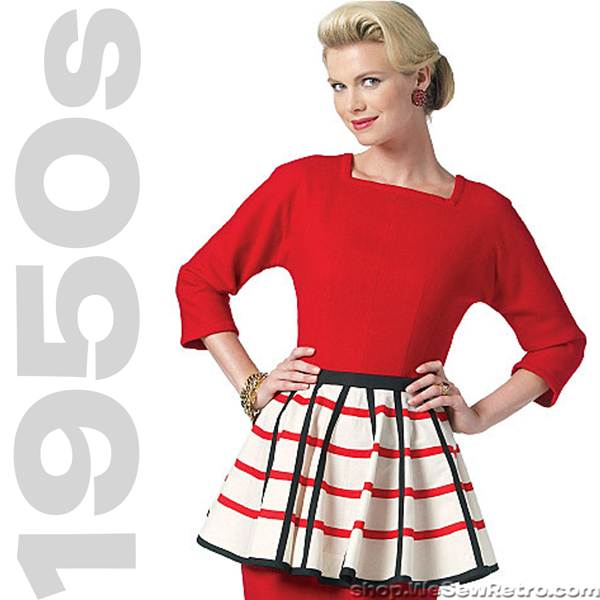 1950s Repro Vintage Sewing Pattern: Aprons. Butterick 5579