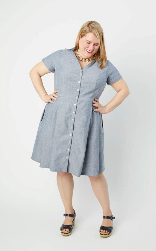 Cashmerette Lenox Shirtdress Paper Sewing Pattern