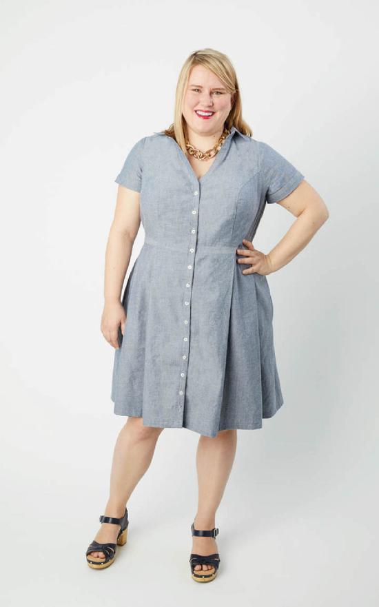 Cashmerette Lenox Shirtdress Paper Sewing Pattern