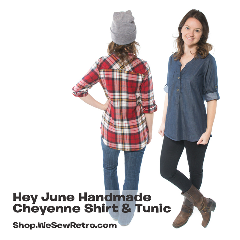 Hey June Cheyenne Shirt Paper Sewing Pattern