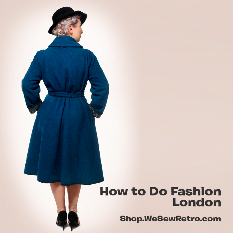 How To Do Fashion London Coat Paper Sewing Pattern