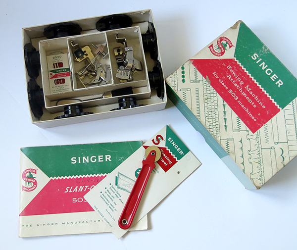 Slantomatic Singer 503 Sewing Accessories in Original Box