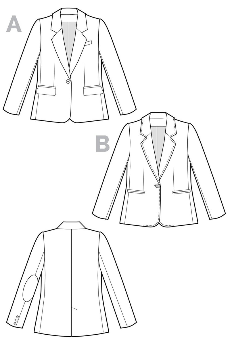 Closet Case Jasika Blazer Paper Sewing Pattern