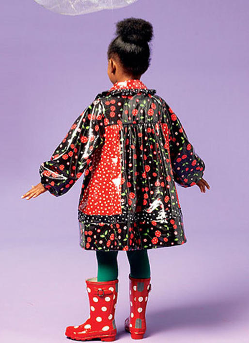 McCalls 6692 Girls Raincoat Sewing Pattern