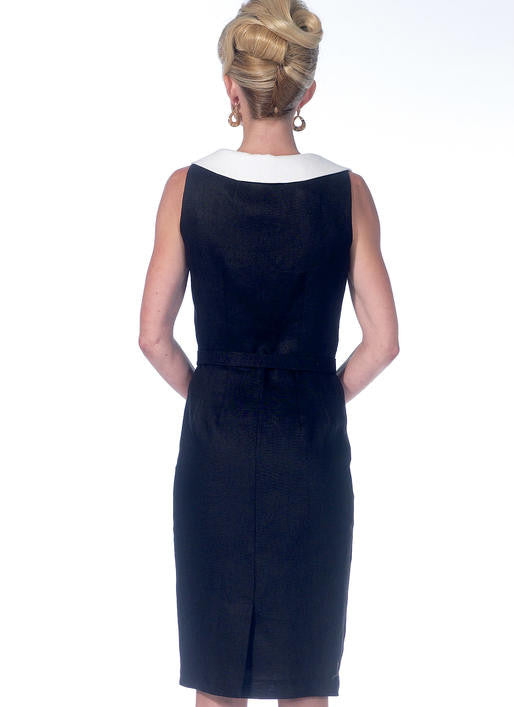 M7087 1960s Double Breasted Dress Sewing Pattern - McCalls 7087 Dress Sewing Pattern