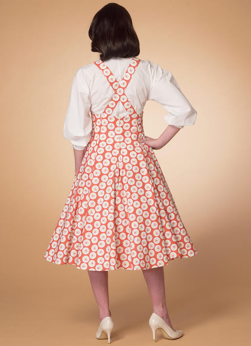 M7184 Mommy & Me 1950s Dress Pattern - McCalls 7184 Sewing Pattern