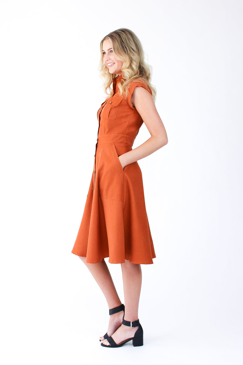 Megan Nielsen Matilda Shirtdress Paper Sewing Pattern