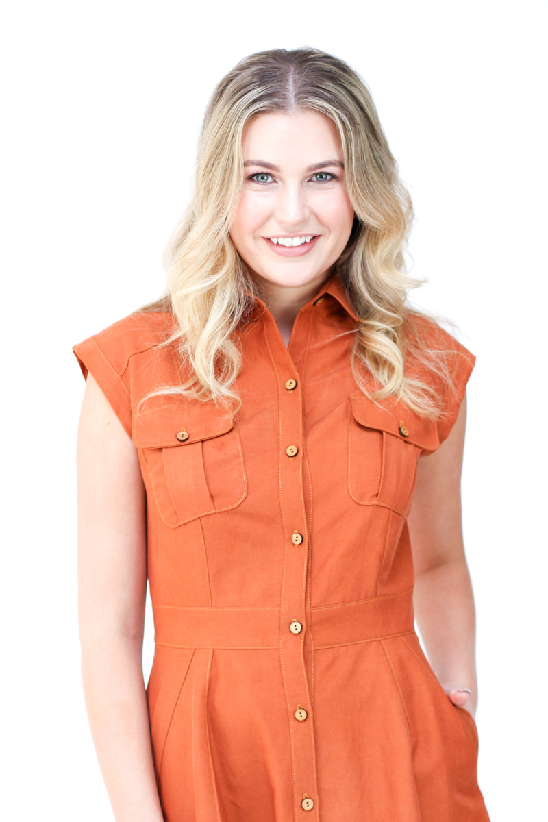 Megan Nielsen Matilda Shirtdress Paper Sewing Pattern