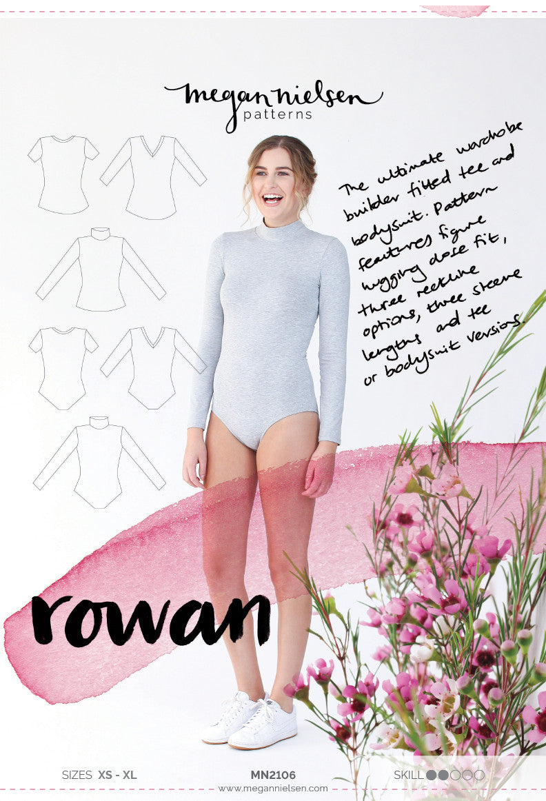 Megan Nielsen Rowan Bodysuit Paper Sewing Pattern