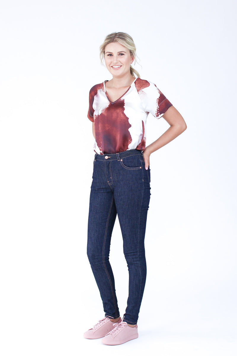 Megan Nielsen Ash Stretch Jeans Sewing Pattern - Paper Pattern