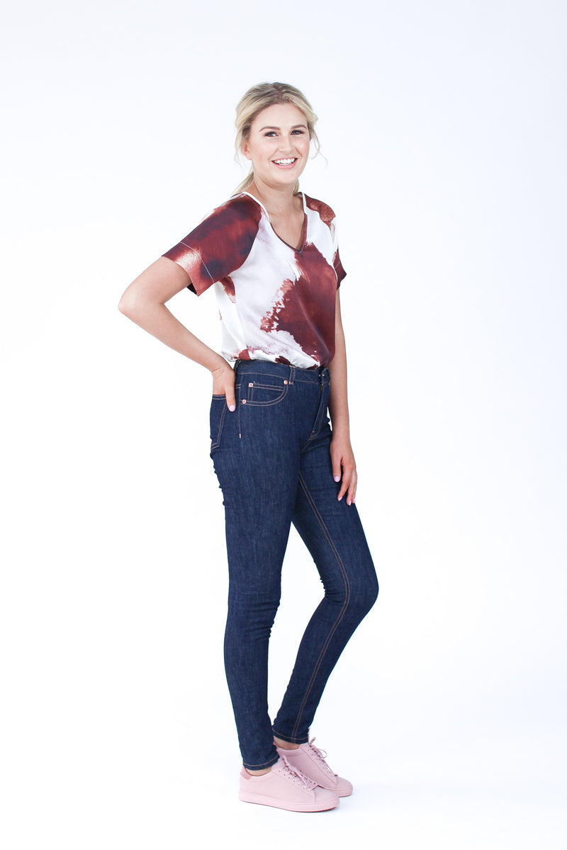 Megan Nielsen Ash Stretch Jeans Sewing Pattern - Paper Pattern
