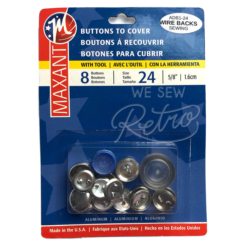 5/8" Buttons to Cover - Make Matching Buttons for Your Dress