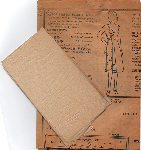 Simplicity 4628 - 1940s Vintage Lingerie Sewing Pattern