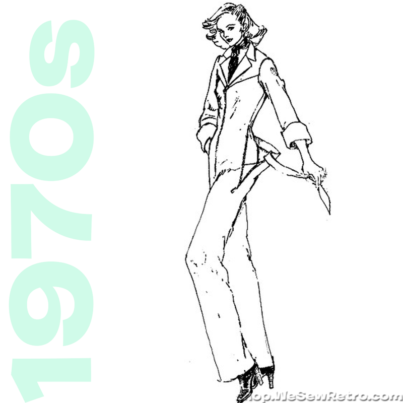 1970s Vintage Sewing Pattern: Trapdoor Jumpsuit. Spadea H-12-D