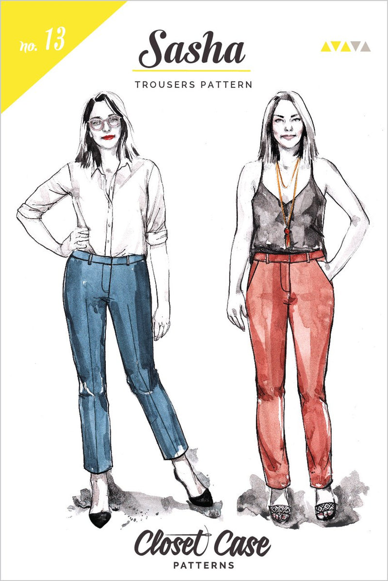 Closet Case Sasha Trousers Sewing Pattern - Paper