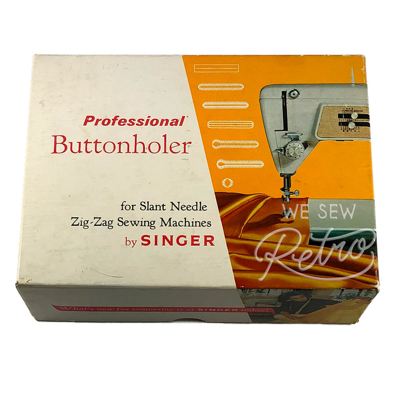 Vintage Singer Buttonholer for slant needle zigzag machines - Part No. 102577