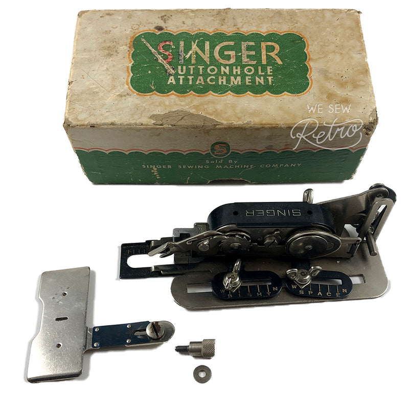 Vintage Singer Buttonhole Attachment - Part no. 121795