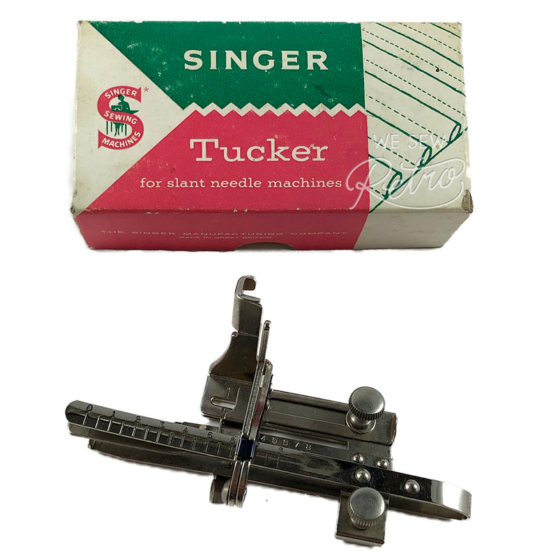 Vintage Singer Tucker Attachment for slant needle machines - Part no. 161226