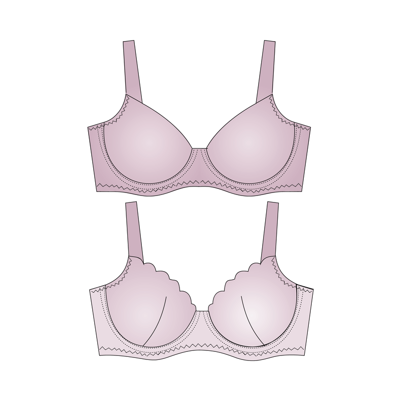 Pin Up Girls Amanda & Alyssa Foam Cup Bra Pattern