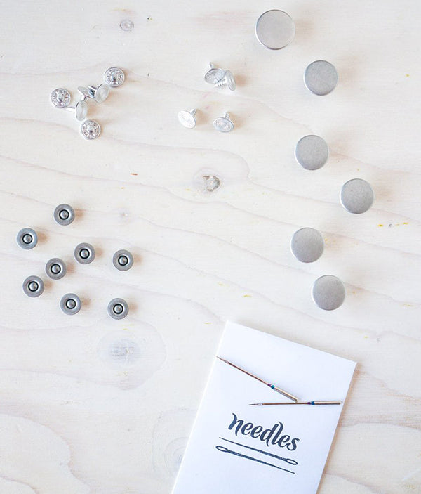Denim Jeans Hardware Kit - Button Fly