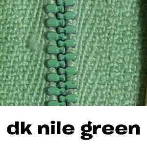12" Vintage Metal Zippers in Various Colors