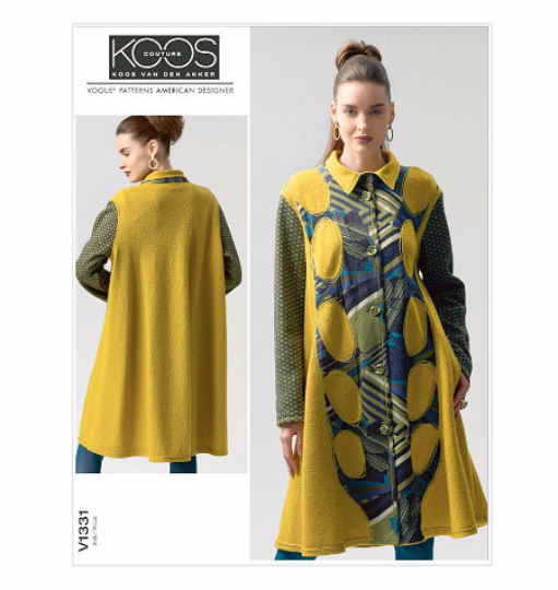 V1331 Koos Van Den Akker Coat Sewing Pattern Vogue 1331 Out of Print