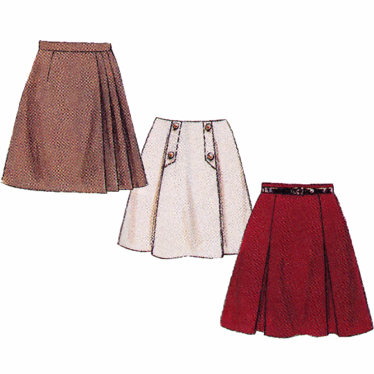 McCall's 7777 Sewing Pattern - Eight Style of Skirt