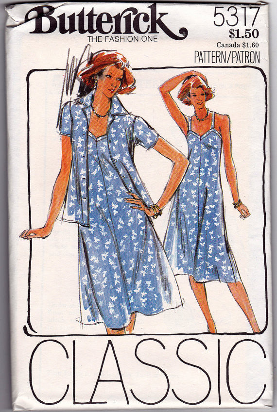 1970s Sundress Vintage Sewing Pattern - Butterick 5317
