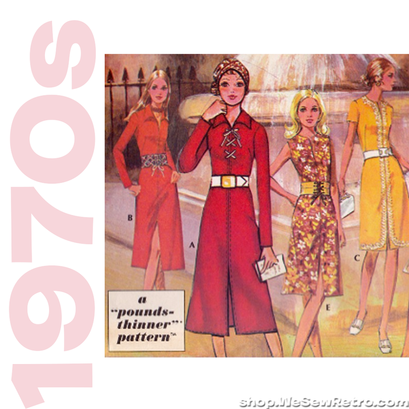 McCalls F Vintage Sewing Pattern for Post Cereals - Five Dresses 36" Bust