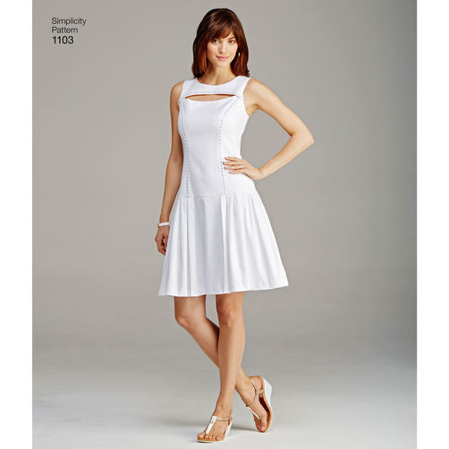 Simplicity 1103 Princess Seam Dress Paper Sewing Pattern