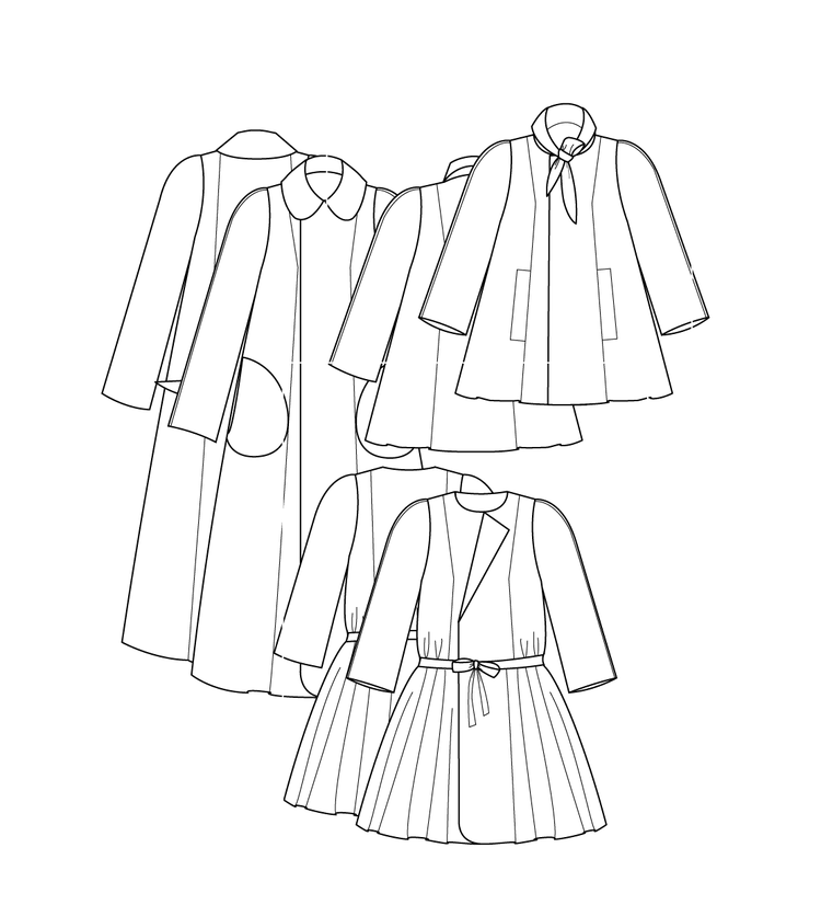 How To Do Fashion London Coat Paper Sewing Pattern