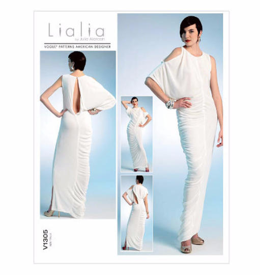 V1305 Vogue American Designer: Lialia Dress Sewing Pattern Out of Print