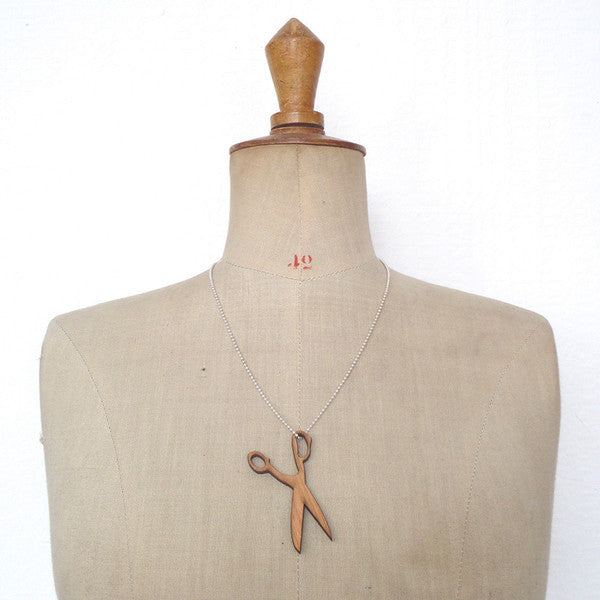 Scissor Necklace by MiY Collection