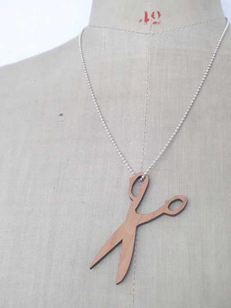 Scissor Necklace by MiY Collection