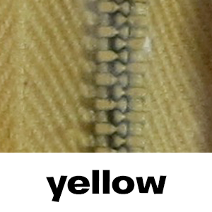 22" Vintage Metal Zippers in Various Colors