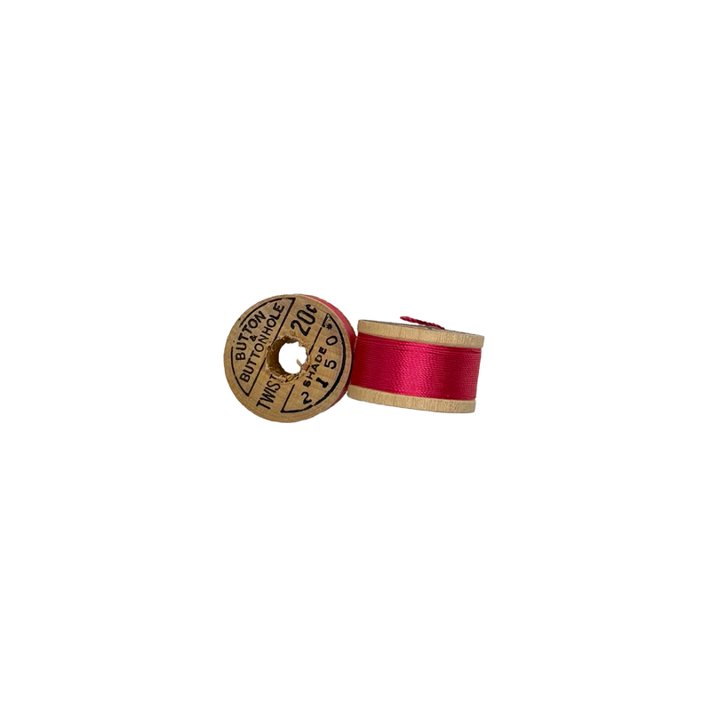 Vintage Belding Corticelli Silk Twist Thread – Deadstock Size D (10-yard Wooden Spool)