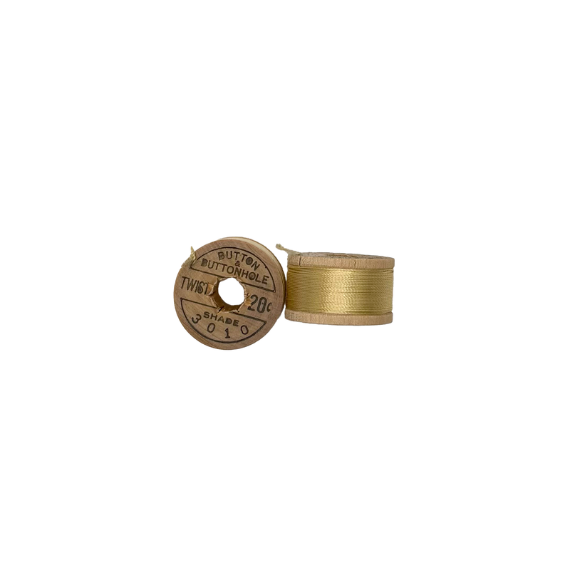 Vintage Belding Corticelli Silk Twist Thread – Deadstock Size D (10-yard Wooden Spool)