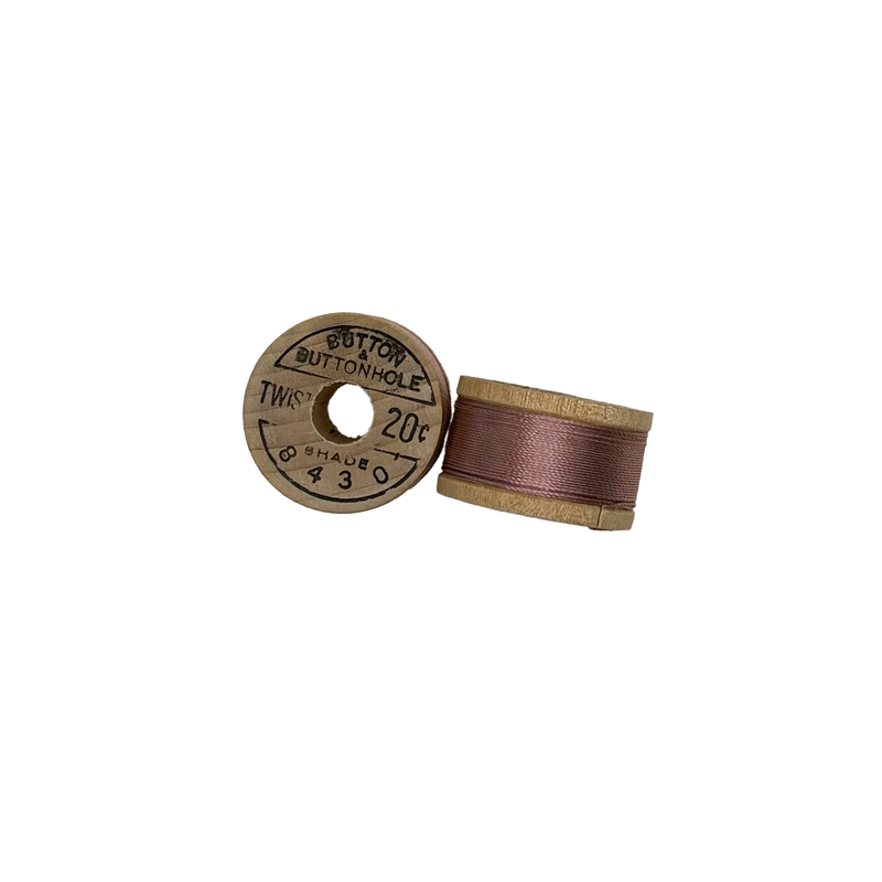 Vintage Belding Corticelli Silk Twist Thread – Deadstock Size D (10-yard Wooden Spool)