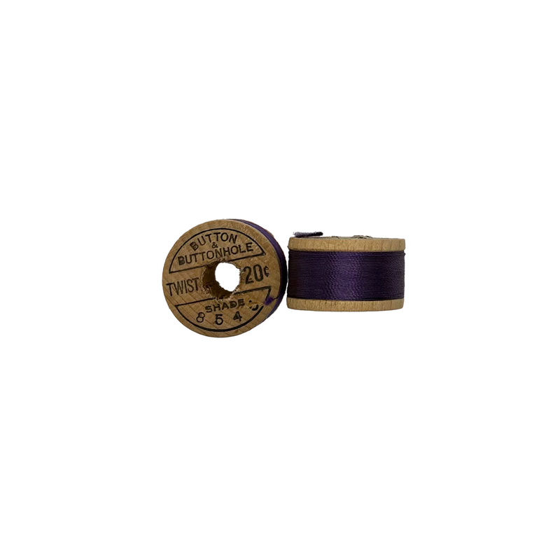 Vintage Belding Corticelli Silk Twist Thread – Deadstock Size D (10-yard Wooden Spool)